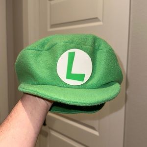 EUC Custom Super Mario Bros Brothers Green Felt Hat From Etsy Luigi Halloween